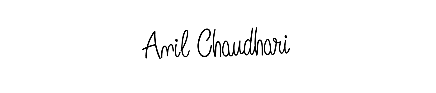 Create a beautiful signature design for name Anil Chaudhari. With this signature (Angelique-Rose-font-FFP) fonts, you can make a handwritten signature for free. Anil Chaudhari signature style 5 images and pictures png