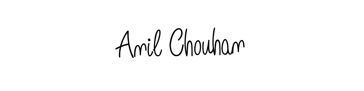 The best way (Angelique-Rose-font-FFP) to make a short signature is to pick only two or three words in your name. The name Anil Chouhan include a total of six letters. For converting this name. Anil Chouhan signature style 5 images and pictures png