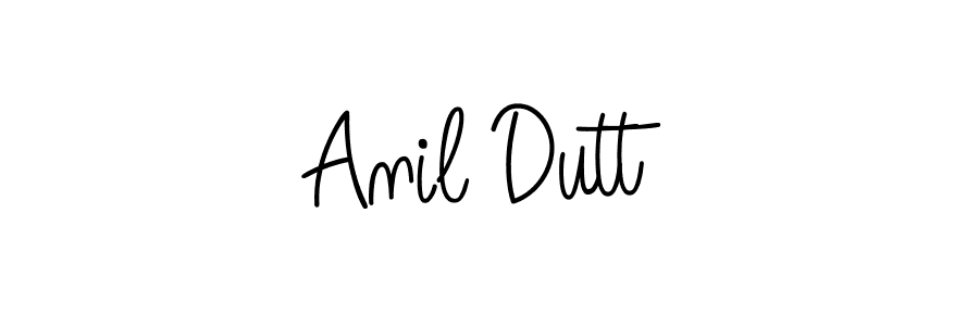 How to make Anil Dutt name signature. Use Angelique-Rose-font-FFP style for creating short signs online. This is the latest handwritten sign. Anil Dutt signature style 5 images and pictures png