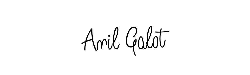 Design your own signature with our free online signature maker. With this signature software, you can create a handwritten (Angelique-Rose-font-FFP) signature for name Anil Galot. Anil Galot signature style 5 images and pictures png