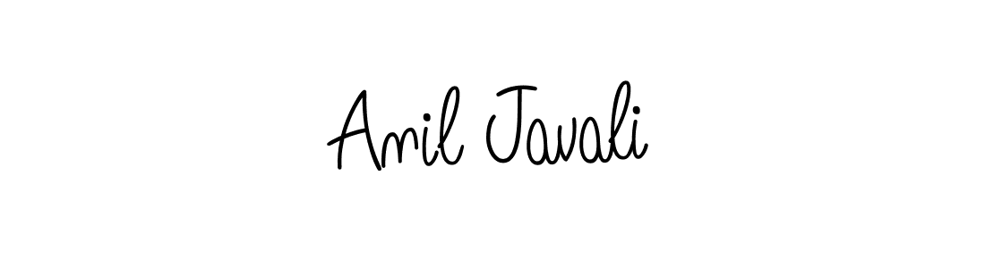 You should practise on your own different ways (Angelique-Rose-font-FFP) to write your name (Anil Javali) in signature. don't let someone else do it for you. Anil Javali signature style 5 images and pictures png