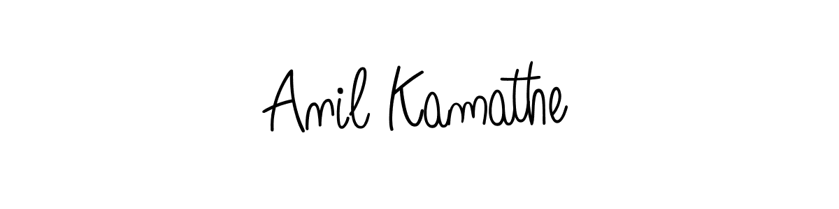 Make a beautiful signature design for name Anil Kamathe. Use this online signature maker to create a handwritten signature for free. Anil Kamathe signature style 5 images and pictures png