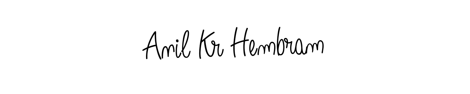 Make a short Anil Kr Hembram signature style. Manage your documents anywhere anytime using Angelique-Rose-font-FFP. Create and add eSignatures, submit forms, share and send files easily. Anil Kr Hembram signature style 5 images and pictures png