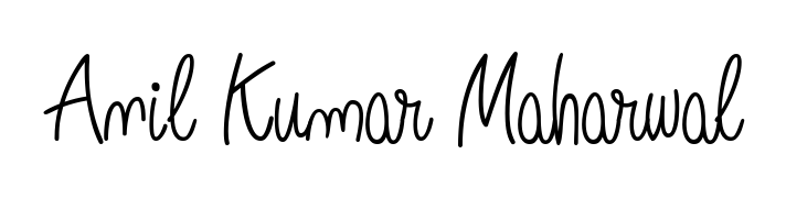 Use a signature maker to create a handwritten signature online. With this signature software, you can design (Angelique-Rose-font-FFP) your own signature for name Anil Kumar Maharwal. Anil Kumar Maharwal signature style 5 images and pictures png