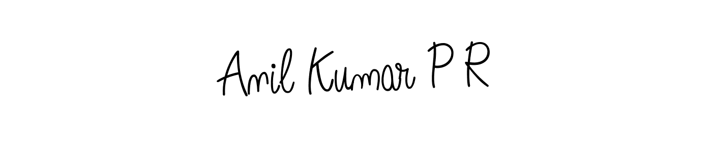 How to make Anil Kumar P R signature? Angelique-Rose-font-FFP is a professional autograph style. Create handwritten signature for Anil Kumar P R name. Anil Kumar P R signature style 5 images and pictures png