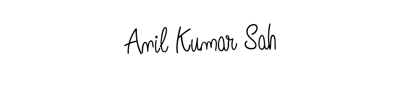 Design your own signature with our free online signature maker. With this signature software, you can create a handwritten (Angelique-Rose-font-FFP) signature for name Anil Kumar Sah. Anil Kumar Sah signature style 5 images and pictures png