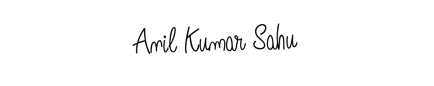 Make a beautiful signature design for name Anil Kumar Sahu. With this signature (Angelique-Rose-font-FFP) style, you can create a handwritten signature for free. Anil Kumar Sahu signature style 5 images and pictures png