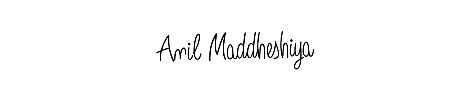 How to make Anil Maddheshiya signature? Angelique-Rose-font-FFP is a professional autograph style. Create handwritten signature for Anil Maddheshiya name. Anil Maddheshiya signature style 5 images and pictures png