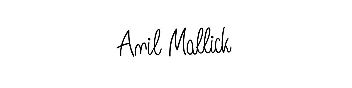 Create a beautiful signature design for name Anil Mallick. With this signature (Angelique-Rose-font-FFP) fonts, you can make a handwritten signature for free. Anil Mallick signature style 5 images and pictures png