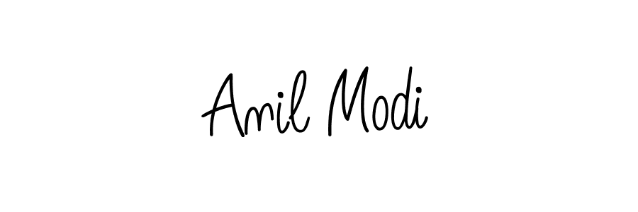 Create a beautiful signature design for name Anil Modi. With this signature (Angelique-Rose-font-FFP) fonts, you can make a handwritten signature for free. Anil Modi signature style 5 images and pictures png