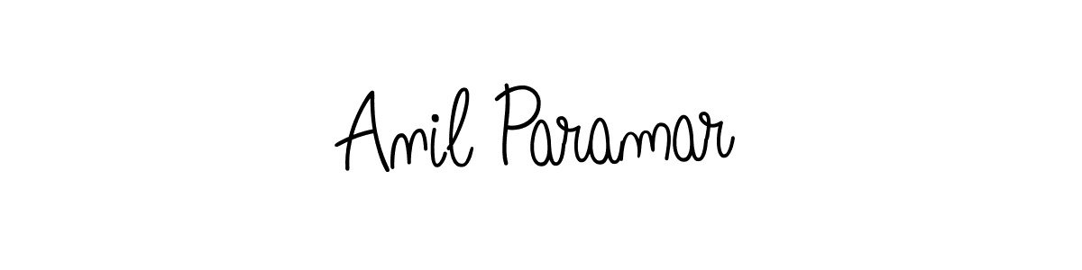 Create a beautiful signature design for name Anil Paramar. With this signature (Angelique-Rose-font-FFP) fonts, you can make a handwritten signature for free. Anil Paramar signature style 5 images and pictures png