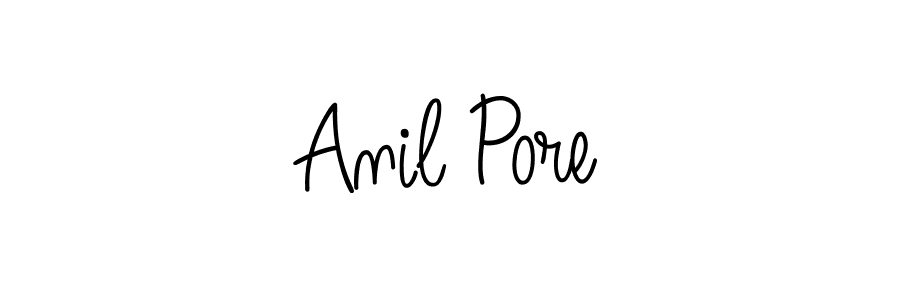 Also we have Anil Pore name is the best signature style. Create professional handwritten signature collection using Angelique-Rose-font-FFP autograph style. Anil Pore signature style 5 images and pictures png