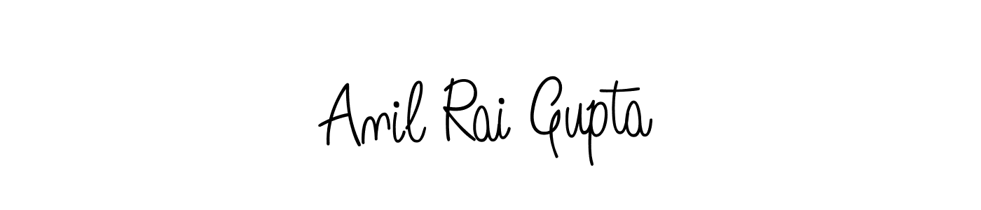 The best way (Angelique-Rose-font-FFP) to make a short signature is to pick only two or three words in your name. The name Anil Rai Gupta include a total of six letters. For converting this name. Anil Rai Gupta signature style 5 images and pictures png