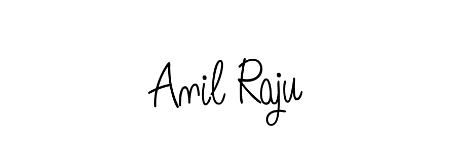 You should practise on your own different ways (Angelique-Rose-font-FFP) to write your name (Anil Raju) in signature. don't let someone else do it for you. Anil Raju signature style 5 images and pictures png