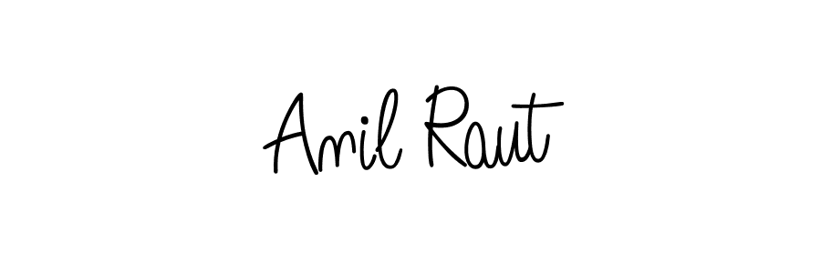 Use a signature maker to create a handwritten signature online. With this signature software, you can design (Angelique-Rose-font-FFP) your own signature for name Anil Raut. Anil Raut signature style 5 images and pictures png