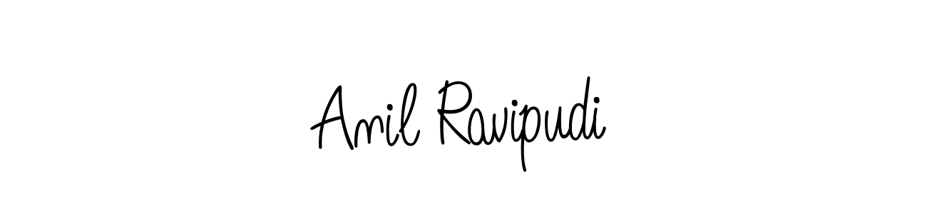 How to make Anil Ravipudi name signature. Use Angelique-Rose-font-FFP style for creating short signs online. This is the latest handwritten sign. Anil Ravipudi signature style 5 images and pictures png