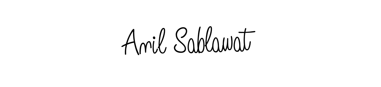 This is the best signature style for the Anil Sablawat name. Also you like these signature font (Angelique-Rose-font-FFP). Mix name signature. Anil Sablawat signature style 5 images and pictures png