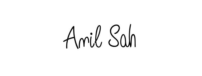 Create a beautiful signature design for name Anil Sah. With this signature (Angelique-Rose-font-FFP) fonts, you can make a handwritten signature for free. Anil Sah signature style 5 images and pictures png