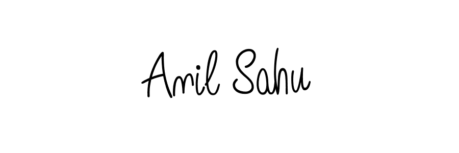 You should practise on your own different ways (Angelique-Rose-font-FFP) to write your name (Anil Sahu) in signature. don't let someone else do it for you. Anil Sahu signature style 5 images and pictures png