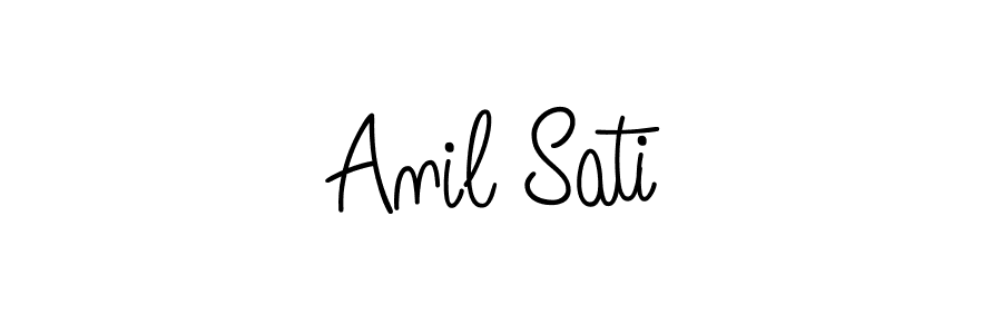 It looks lik you need a new signature style for name Anil Sati. Design unique handwritten (Angelique-Rose-font-FFP) signature with our free signature maker in just a few clicks. Anil Sati signature style 5 images and pictures png
