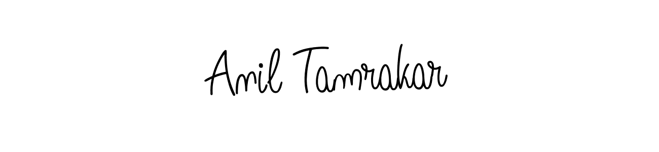 Design your own signature with our free online signature maker. With this signature software, you can create a handwritten (Angelique-Rose-font-FFP) signature for name Anil Tamrakar. Anil Tamrakar signature style 5 images and pictures png