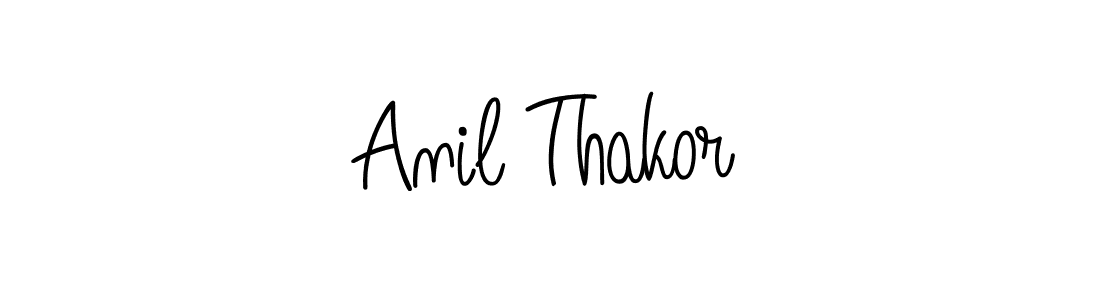 Anil Thakor stylish signature style. Best Handwritten Sign (Angelique-Rose-font-FFP) for my name. Handwritten Signature Collection Ideas for my name Anil Thakor. Anil Thakor signature style 5 images and pictures png