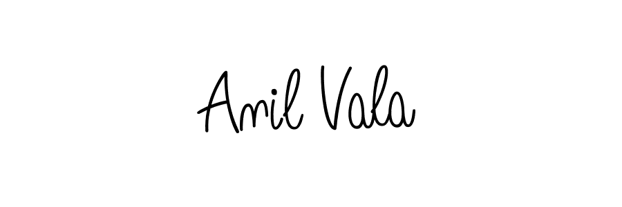 How to Draw Anil Vala signature style? Angelique-Rose-font-FFP is a latest design signature styles for name Anil Vala. Anil Vala signature style 5 images and pictures png