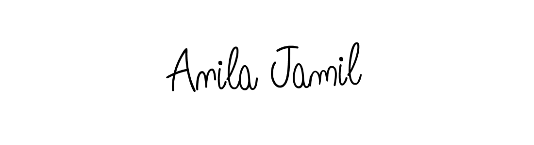 Make a short Anila Jamil signature style. Manage your documents anywhere anytime using Angelique-Rose-font-FFP. Create and add eSignatures, submit forms, share and send files easily. Anila Jamil signature style 5 images and pictures png