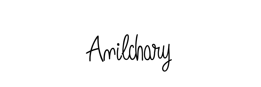 Anilchary stylish signature style. Best Handwritten Sign (Angelique-Rose-font-FFP) for my name. Handwritten Signature Collection Ideas for my name Anilchary. Anilchary signature style 5 images and pictures png