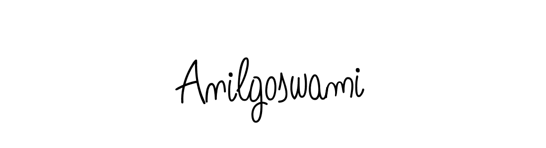 Design your own signature with our free online signature maker. With this signature software, you can create a handwritten (Angelique-Rose-font-FFP) signature for name Anilgoswami. Anilgoswami signature style 5 images and pictures png