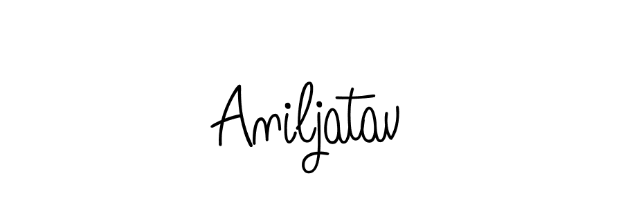 Make a beautiful signature design for name Aniljatav. Use this online signature maker to create a handwritten signature for free. Aniljatav signature style 5 images and pictures png