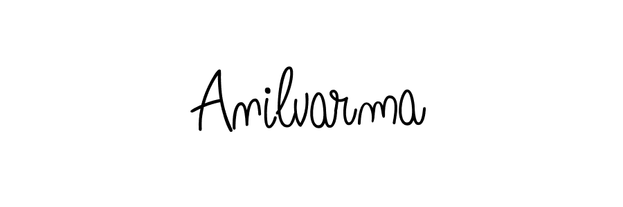 Also we have Anilvarma name is the best signature style. Create professional handwritten signature collection using Angelique-Rose-font-FFP autograph style. Anilvarma signature style 5 images and pictures png