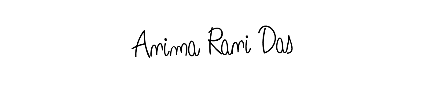 Anima Rani Das stylish signature style. Best Handwritten Sign (Angelique-Rose-font-FFP) for my name. Handwritten Signature Collection Ideas for my name Anima Rani Das. Anima Rani Das signature style 5 images and pictures png