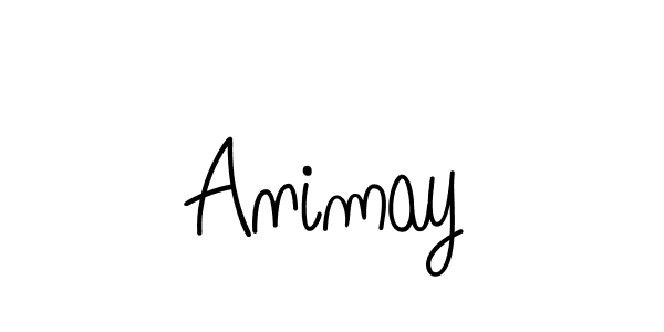 The best way (Angelique-Rose-font-FFP) to make a short signature is to pick only two or three words in your name. The name Animay include a total of six letters. For converting this name. Animay signature style 5 images and pictures png