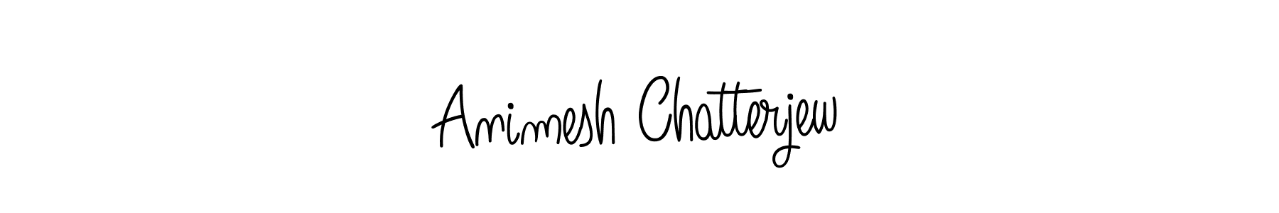 Animesh Chatterjew stylish signature style. Best Handwritten Sign (Angelique-Rose-font-FFP) for my name. Handwritten Signature Collection Ideas for my name Animesh Chatterjew. Animesh Chatterjew signature style 5 images and pictures png