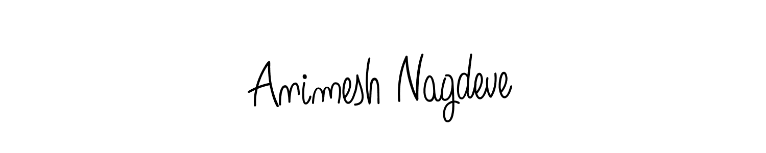 Create a beautiful signature design for name Animesh Nagdeve. With this signature (Angelique-Rose-font-FFP) fonts, you can make a handwritten signature for free. Animesh Nagdeve signature style 5 images and pictures png