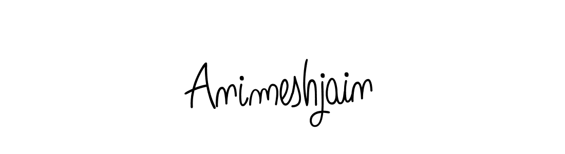 How to Draw Animeshjain signature style? Angelique-Rose-font-FFP is a latest design signature styles for name Animeshjain. Animeshjain signature style 5 images and pictures png