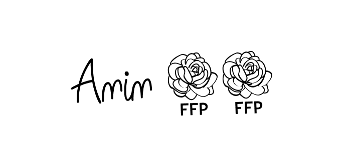 How to Draw Anin 04 signature style? Angelique-Rose-font-FFP is a latest design signature styles for name Anin 04. Anin 04 signature style 5 images and pictures png