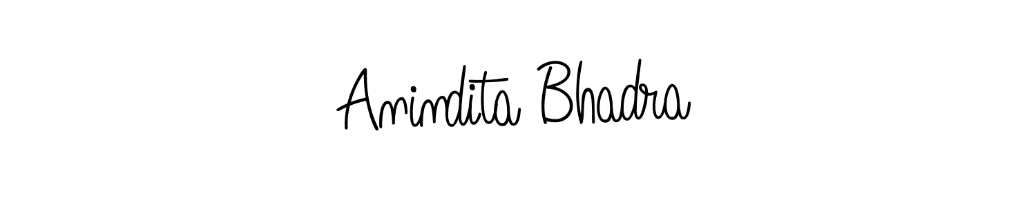 Make a short Anindita Bhadra signature style. Manage your documents anywhere anytime using Angelique-Rose-font-FFP. Create and add eSignatures, submit forms, share and send files easily. Anindita Bhadra signature style 5 images and pictures png