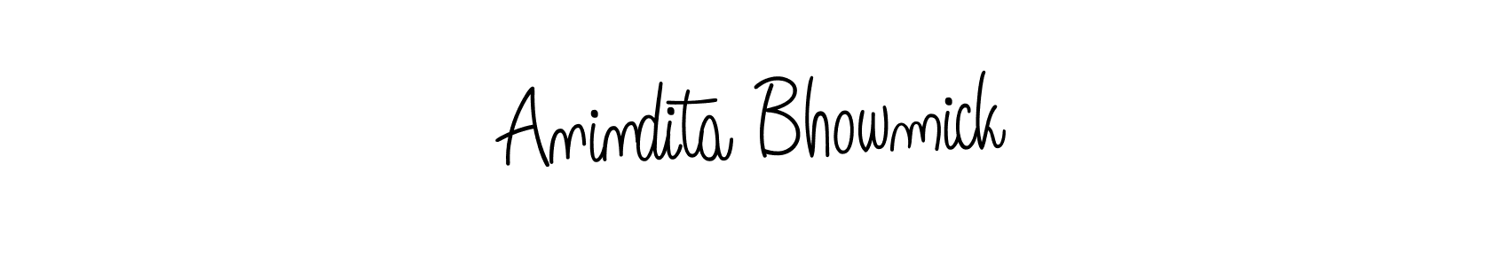 Here are the top 10 professional signature styles for the name Anindita Bhowmick. These are the best autograph styles you can use for your name. Anindita Bhowmick signature style 5 images and pictures png