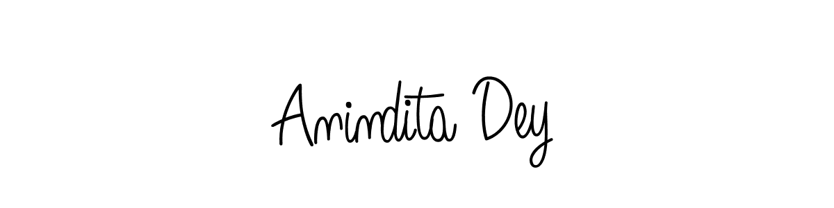 Make a short Anindita Dey signature style. Manage your documents anywhere anytime using Angelique-Rose-font-FFP. Create and add eSignatures, submit forms, share and send files easily. Anindita Dey signature style 5 images and pictures png