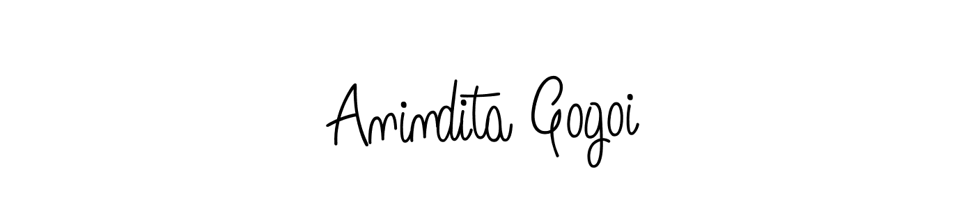 This is the best signature style for the Anindita Gogoi name. Also you like these signature font (Angelique-Rose-font-FFP). Mix name signature. Anindita Gogoi signature style 5 images and pictures png