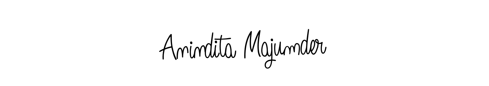 Design your own signature with our free online signature maker. With this signature software, you can create a handwritten (Angelique-Rose-font-FFP) signature for name Anindita Majumder. Anindita Majumder signature style 5 images and pictures png