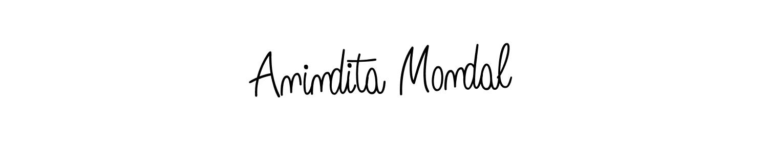 You can use this online signature creator to create a handwritten signature for the name Anindita Mondal. This is the best online autograph maker. Anindita Mondal signature style 5 images and pictures png