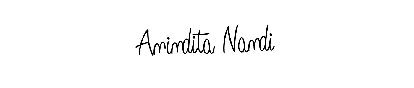 Make a short Anindita Nandi signature style. Manage your documents anywhere anytime using Angelique-Rose-font-FFP. Create and add eSignatures, submit forms, share and send files easily. Anindita Nandi signature style 5 images and pictures png