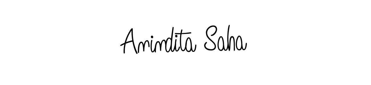 Create a beautiful signature design for name Anindita Saha. With this signature (Angelique-Rose-font-FFP) fonts, you can make a handwritten signature for free. Anindita Saha signature style 5 images and pictures png