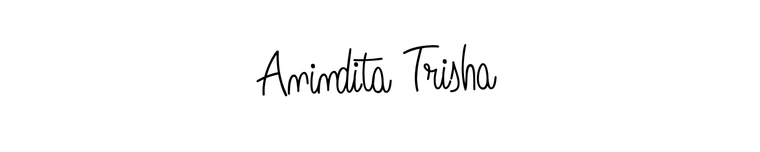 It looks lik you need a new signature style for name Anindita Trisha. Design unique handwritten (Angelique-Rose-font-FFP) signature with our free signature maker in just a few clicks. Anindita Trisha signature style 5 images and pictures png