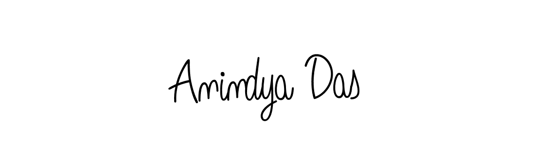 You should practise on your own different ways (Angelique-Rose-font-FFP) to write your name (Anindya Das) in signature. don't let someone else do it for you. Anindya Das signature style 5 images and pictures png