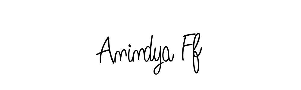Anindya Ff stylish signature style. Best Handwritten Sign (Angelique-Rose-font-FFP) for my name. Handwritten Signature Collection Ideas for my name Anindya Ff. Anindya Ff signature style 5 images and pictures png