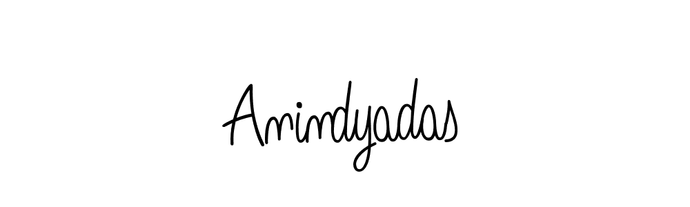 Make a beautiful signature design for name Anindyadas. With this signature (Angelique-Rose-font-FFP) style, you can create a handwritten signature for free. Anindyadas signature style 5 images and pictures png